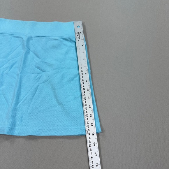 Lacoste Women's‎ Skirt Size 40 Light Blue Cotton Blend Tennis Golf Skirt - Picture 4 of 9